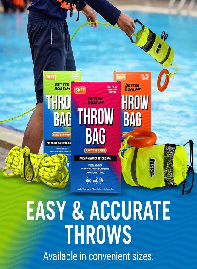Better Boat Water Throw Bag for Rescue, 70 FT Rope, Water Rescue Equipment with Line Bag, Ideal for Kayak, Larger Boats, and Emergency Use - Image 5