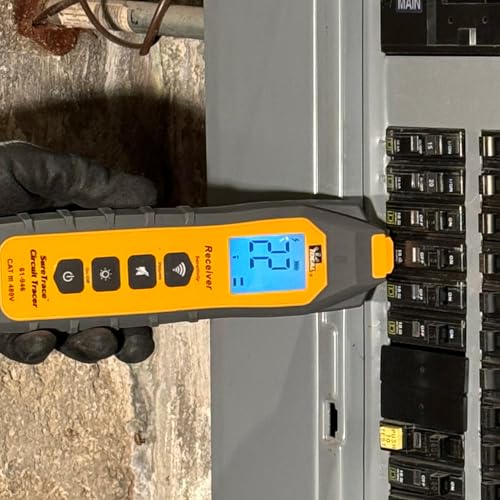 Ideal Industries Ideal Electrical SureTrace Digital Circuit Tracer (61-946) 0-480 Volts AC/DC with Backlit Display — Find Breakers, Fuses, Wires, Dead Shorts, and Splice Errors - Image 2