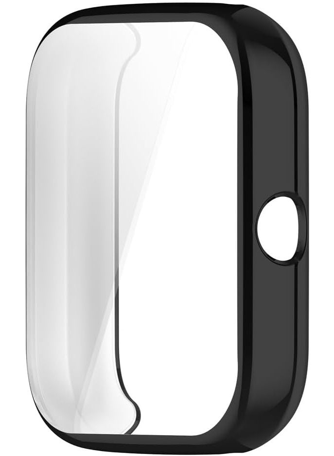 غطاء ناعم متوافق مع ساعة امازفيت بيب 3/بيب 3 برو من البولي يوريثين المقاوم للحرارة، أسود - Image 1