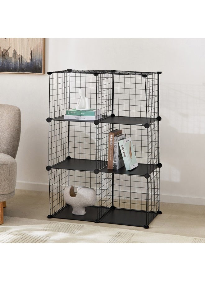 Home Box Novel 6-Compartment Wire Storage Cube 107 x 107 x 39 cm  - Image 1