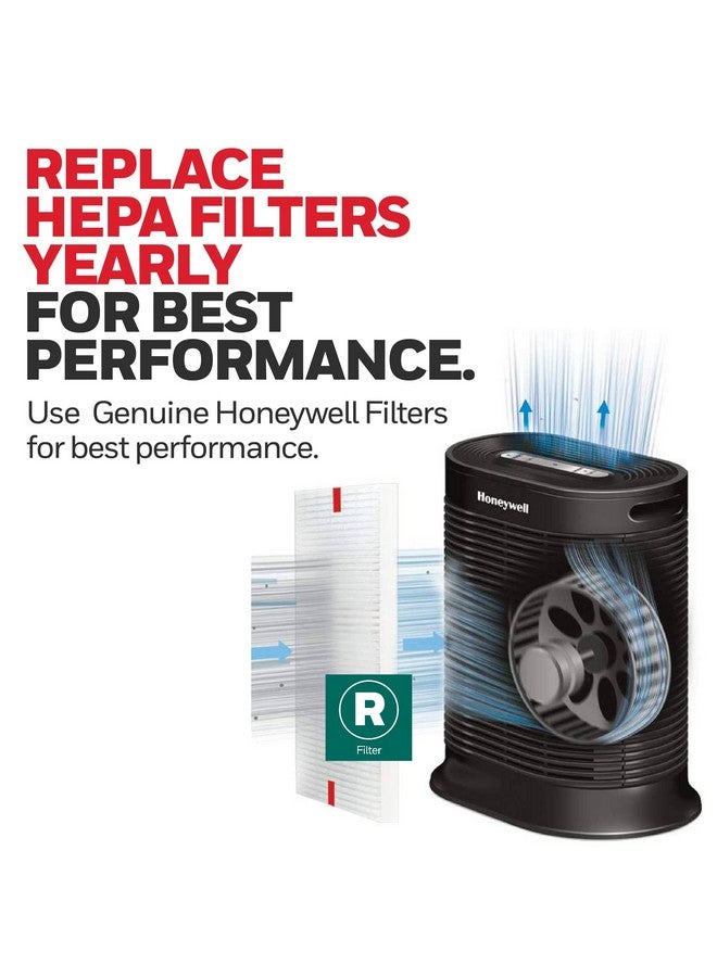 Honeywell Honeywell HEPA Air Purifier Filter R, 1-Pack for HPA 100/200/300 and 5000 Series - Airborne Allergen Air Filter Targets Wildfire/Smoke, Pollen, Pet Dander, and Dust - Image 5