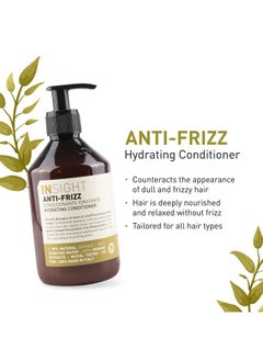 Insight Insight Clean Beauty Anti Frizz Conditioner, Hydrating, Organic Linseed Extract, Vegan, 13.5 fl oz  - Image 3