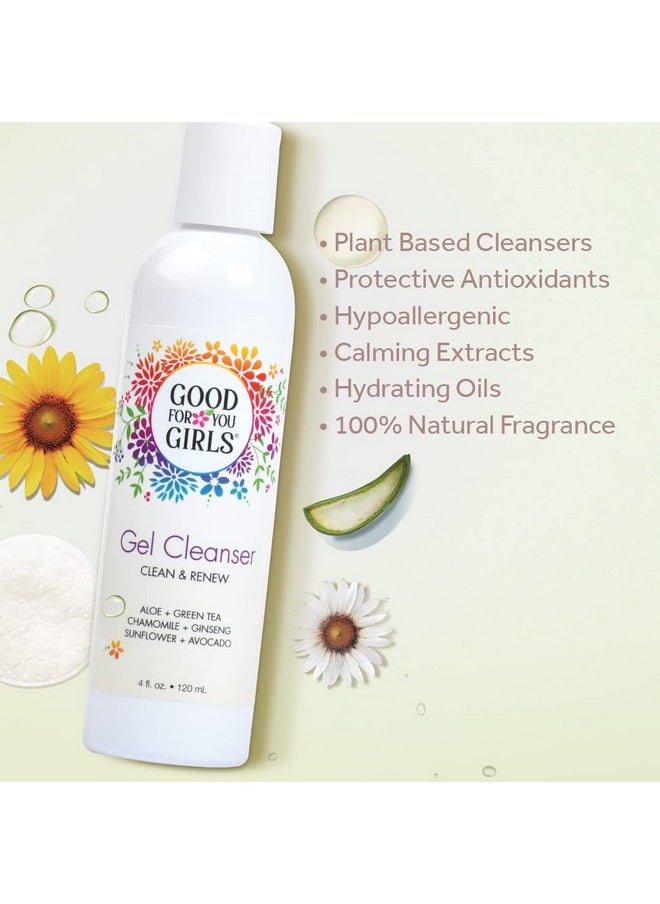 good for you girls - Ood For You Girls Gel Facial Cleanser With Aloe Chamomile Ginseng Vitamin E 4 Fl Oz - Image 1