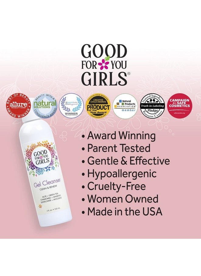 good for you girls - Ood For You Girls Gel Facial Cleanser With Aloe Chamomile Ginseng Vitamin E 4 Fl Oz - Image 1
