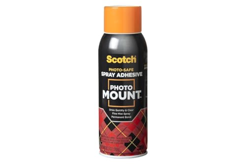 Scotch Photo Mount Adhesive 103oz Safe for Color Photos Illustrations and Pictures 6094 - Image 1