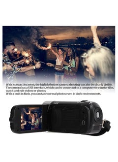 Generic Portable 16MP Full HD 1080P Video Camera Camcorder with 270° Rotation 2.7" Color Screen, 16X Digital Zoom - Ideal for Weddings, Trips, Family Gatherings  - Image 2