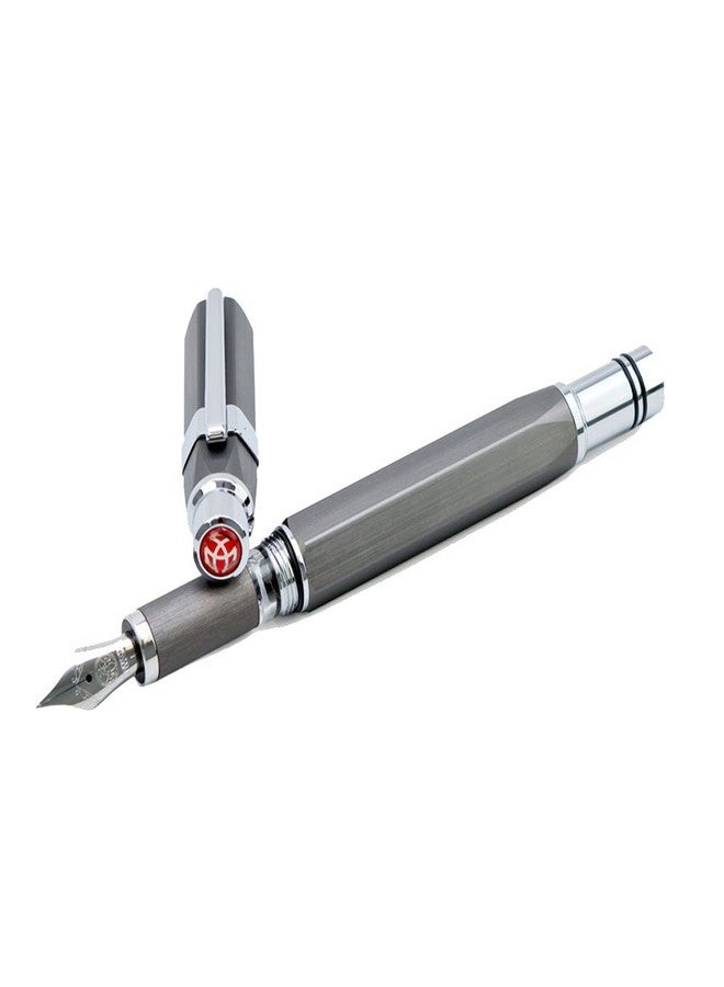 TWSBI Precision GunMetal Fountain Pen, Stub1.1 - Image 3