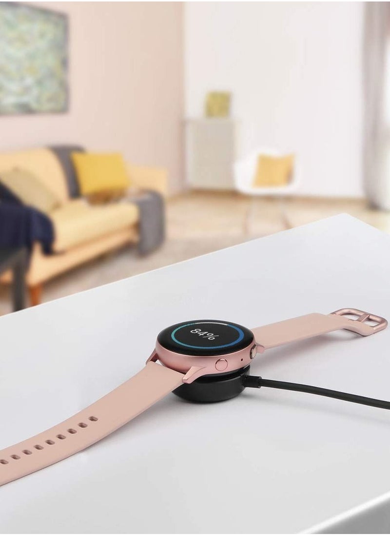 واي آند دي شاحن ساعة ذكية ، متوافق مع Samsung Galaxy Watch 4/3 / Active 2 Charger بديل كابل شحن USB لساعة 4 3  - Image 4