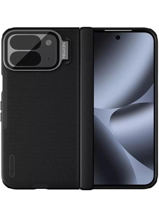 Nillkin Case Designed for Google Pixel 10 Pro Fold Nillkin Super Frosted Shield Prop Transparent Lens Guard Edition Matte cover case for Google Pixel 10 Pro Fold 5G 2025 Black Color - Image 1