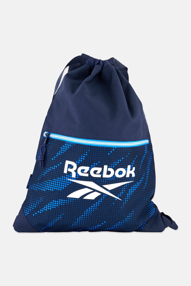 Reebok Men Brand Logo Gym Bag, Black  - Image 1