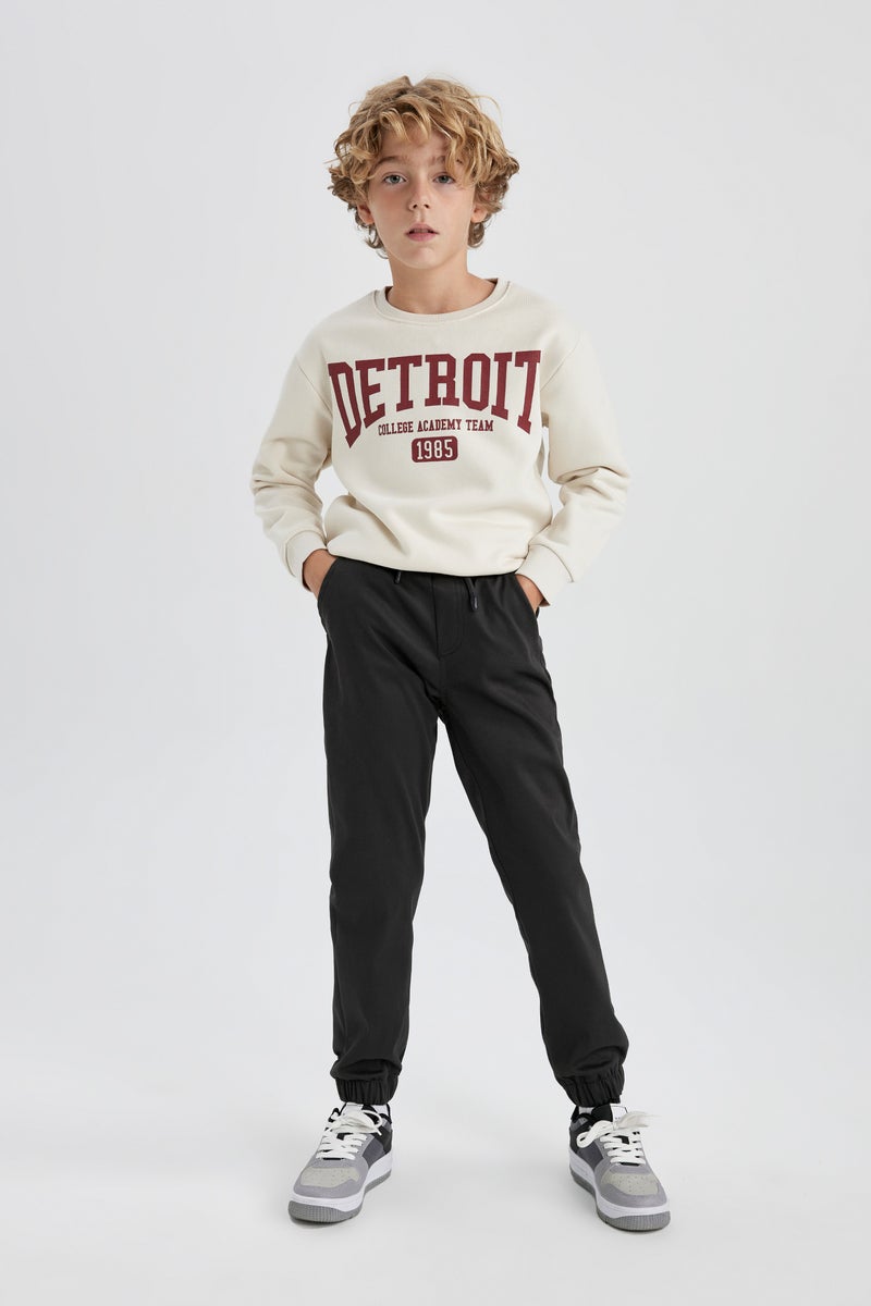 DeFacto Boy Jogger Leg Gabardine Trousers  - Image 5