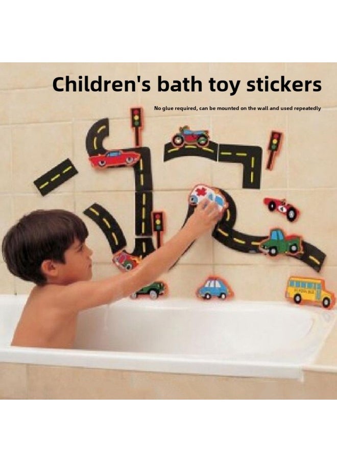 South Korea Children's Water Bath Toy Eva Baby Shower Bath Water Toy City Puzzle-Color:For Customized Shapes/size/oem, Etc., Please Contact Wangwang  - Image 1