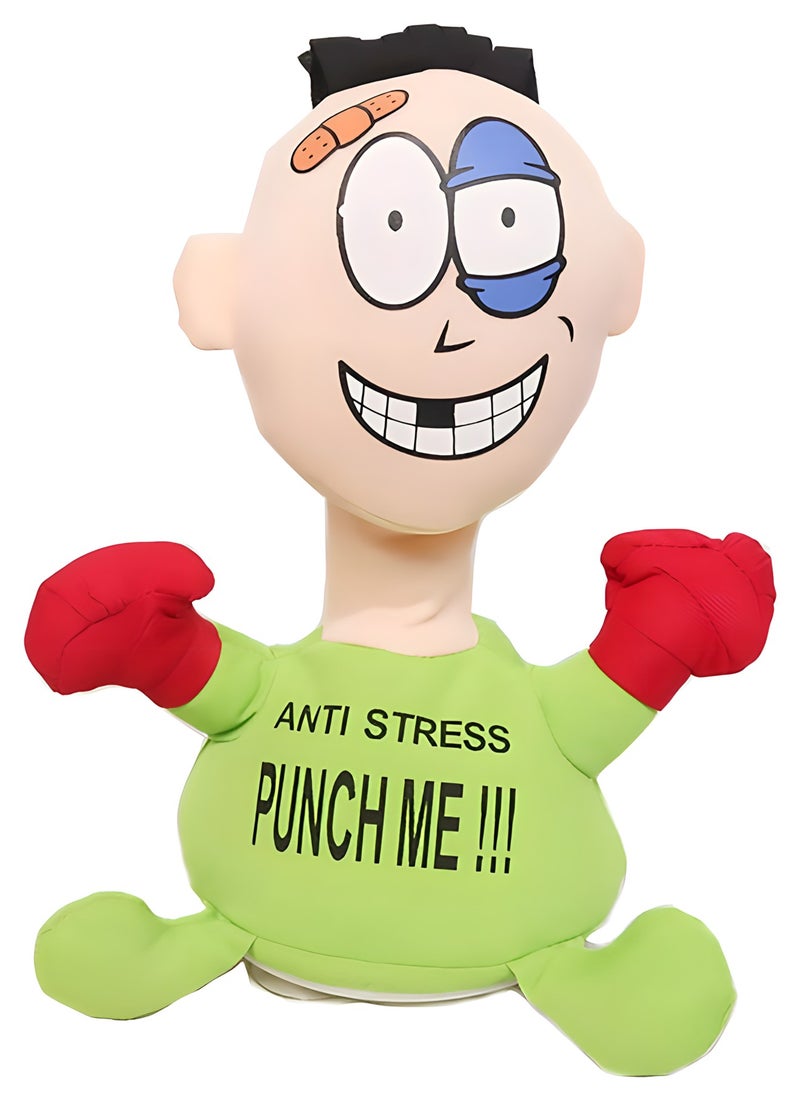 MAGIC VAULT Stress Relief Toy, Touching Punch Electric Plush Vent Toy Me Doll Funny Emotional Relieve Anxiety Screaming for Child  - Image 1