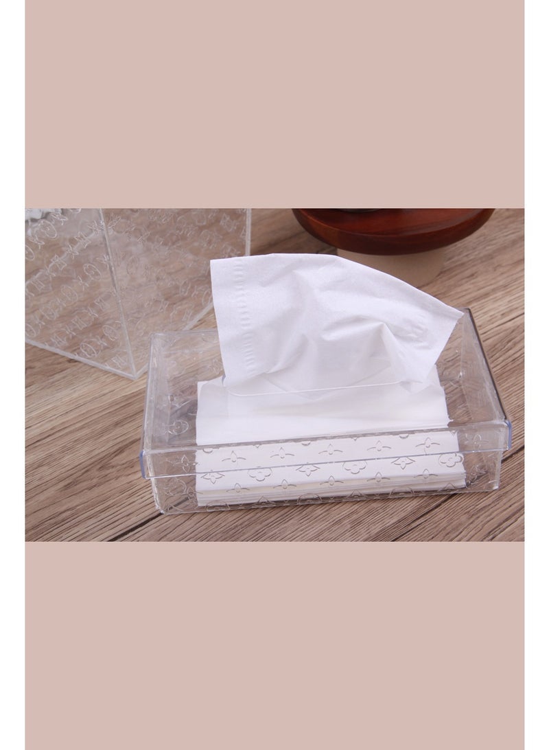 Trash can and tissue box set of two pieces, /transparent  - Image 3