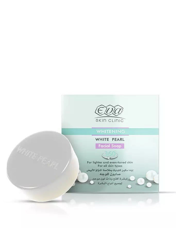 إيفا سكين كلينيك بخلاصة اللؤلؤ الأبيض صابون للوجه 70 جم