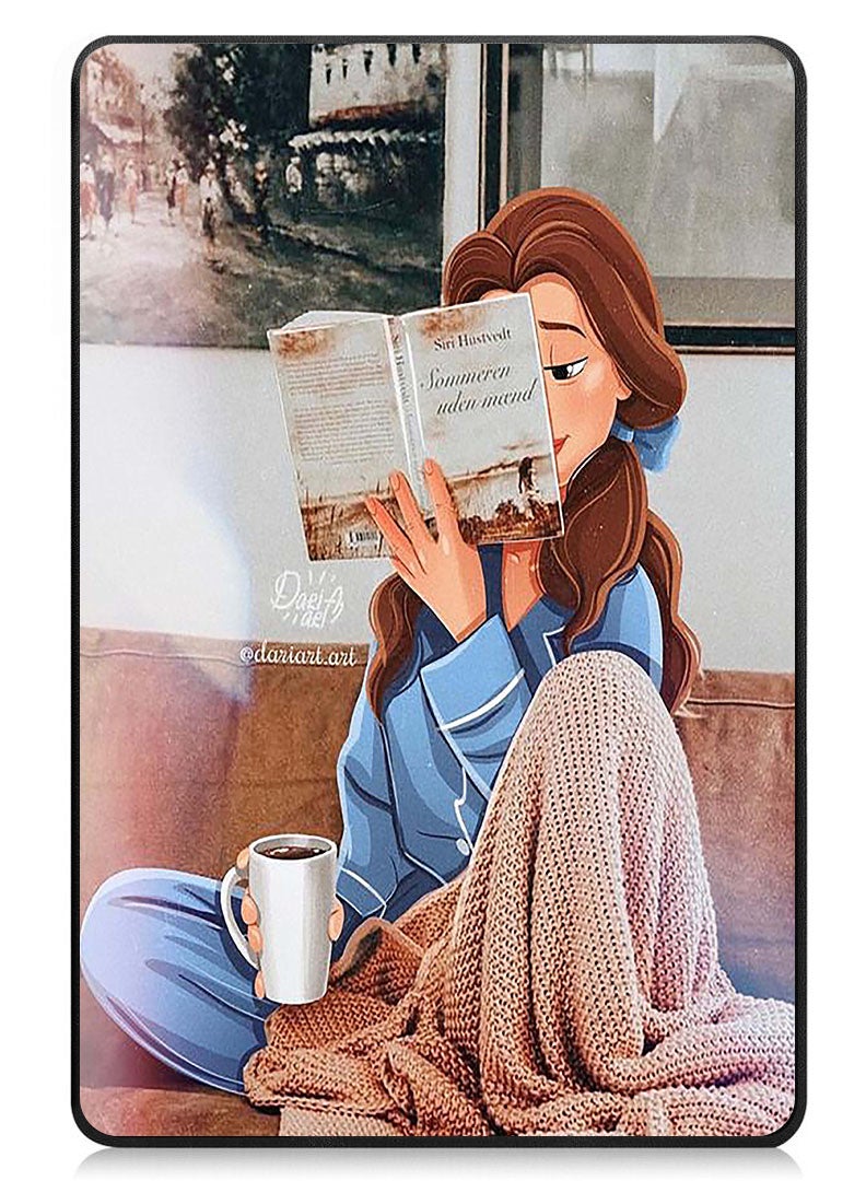 Theodor Protective Flip Case For Samsung Galaxy Tab S6 Lite 10.4 Inch 2024/2022/2020, With Trifold Stand Auto Wake Sleep Shockproof Cover disney girl 2 - Image 1