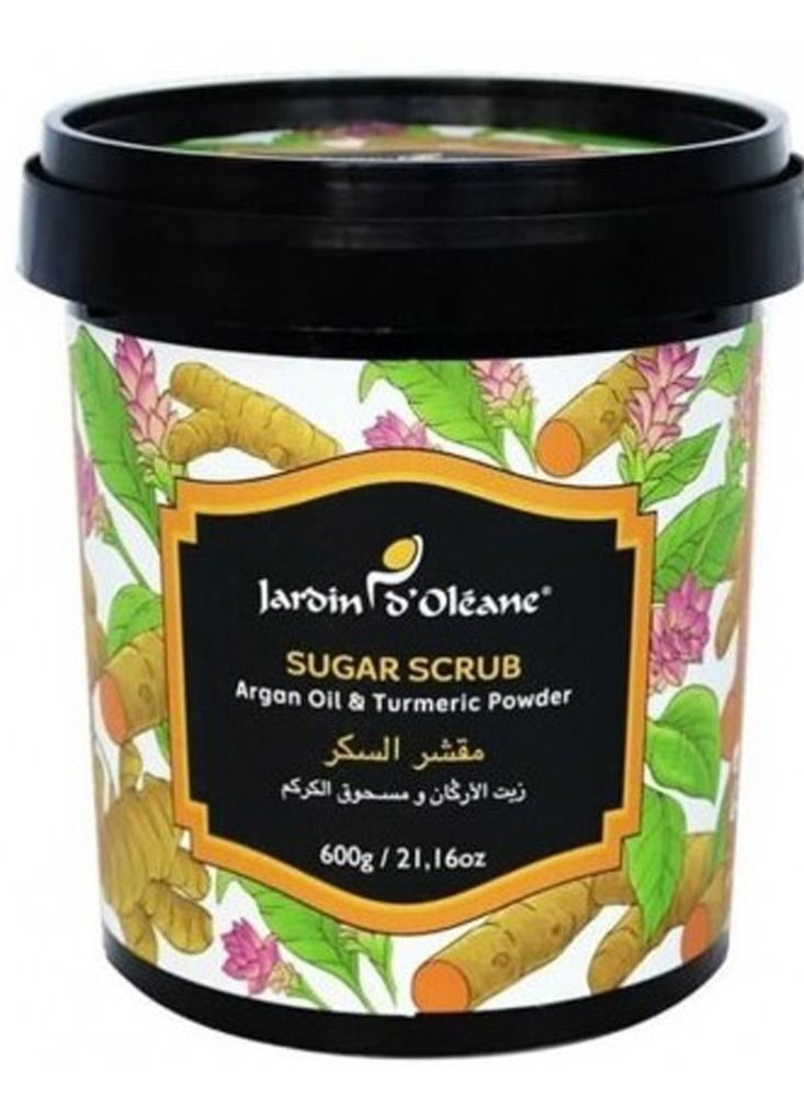 Jardin Flamingo Sugar Scrub Argan Oil & Tumeric 600 grams - Image 2