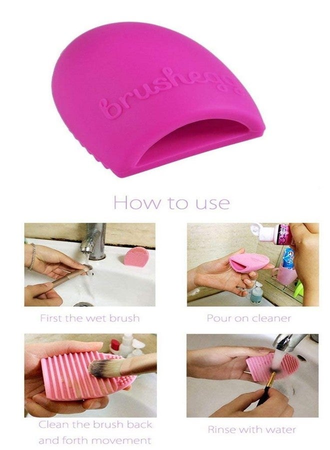 Professional Makeup Brush Set of 12 with storage box + Brush Cleaner+Beauty Blender SPONGE, PUFF (color may vary) - Image 2