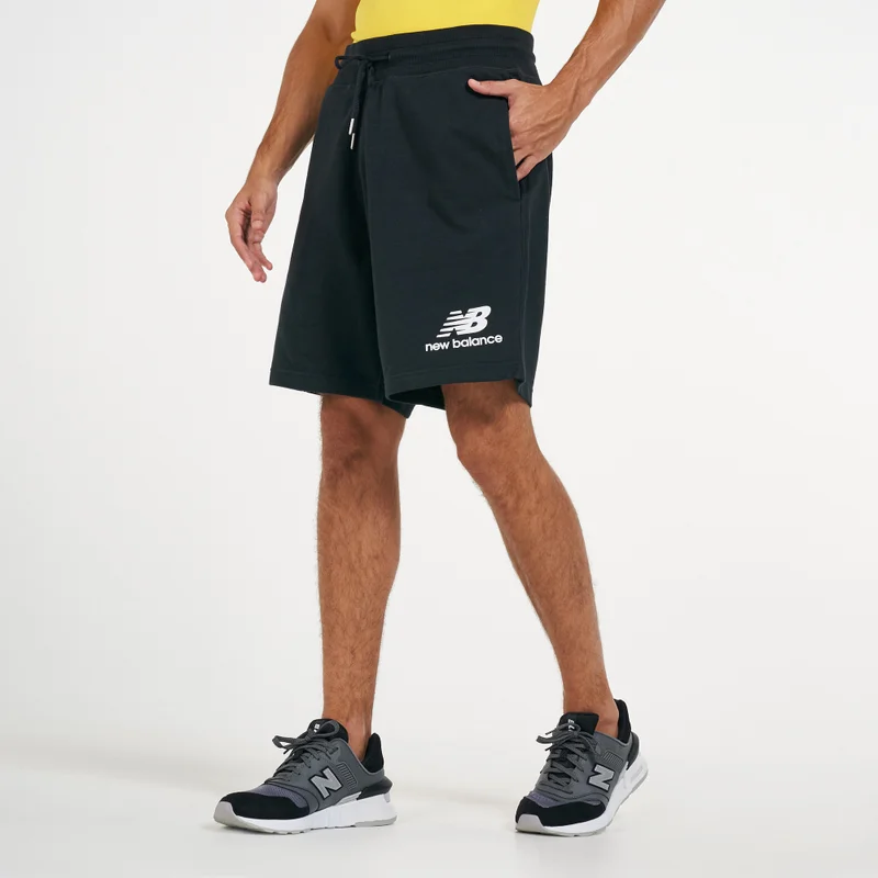 New Balance Men's Essentials Stacked Logo Shorts