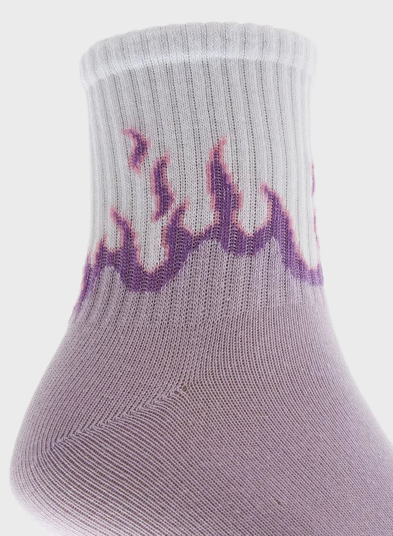 MONKI Printed Socks