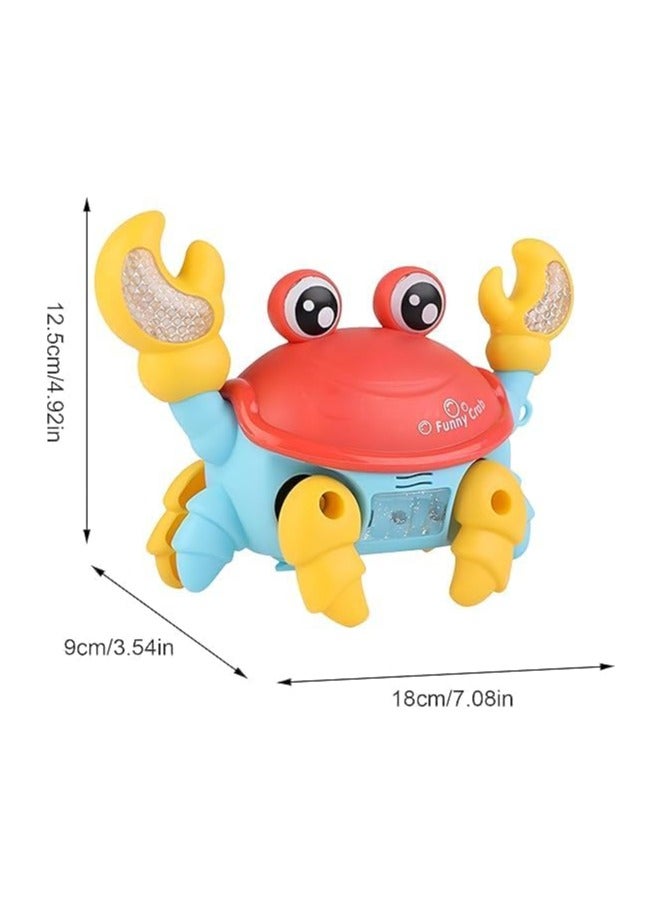 Generic Musical Crawling Crab Toy for Toddlers – Interactive Moving Crab with Lights & Sounds – Smart Obstacle Avoidance Educational Toy for Babies 6 Months+ - Image 2