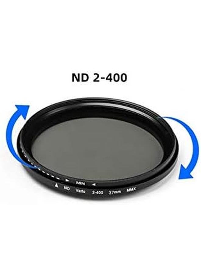 erorex - Cellphone Camera Lens Filter 37Mm Clip On Nd 2 400 Cellphone Camera Lens Adjustable Density Filter With Phone Clip For Iphone For Samsung Android Smartphones - Image 1