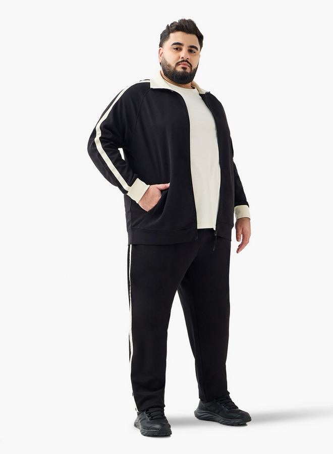 Maxim Men Tape Detail Longline Jacket - Image 2