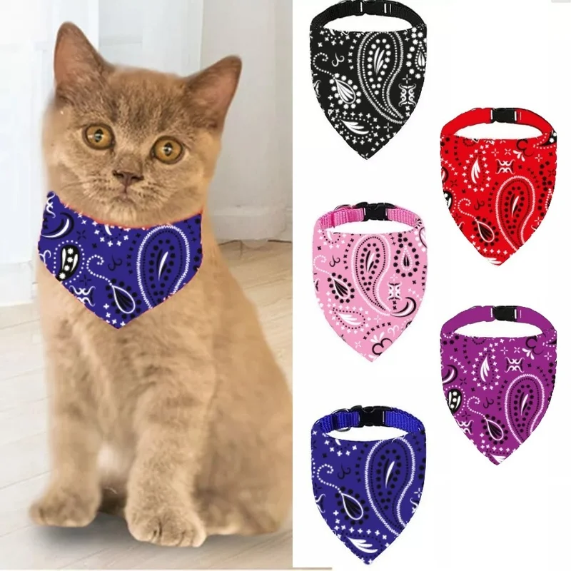 Tineke Pet Cat Collar Collar Apron Scarf No 220 Blue