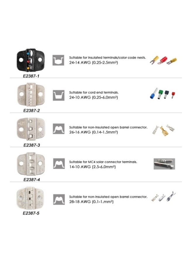NIBEMINENT Wire Crimping Pliers Jaw Gold - Image 4