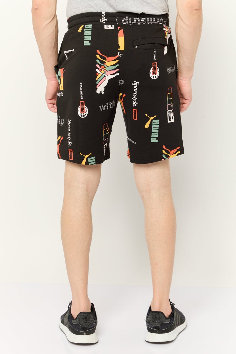 PUMA Men Sportswear Fit Drawstring Outdoor Shorts, Black - Image 3