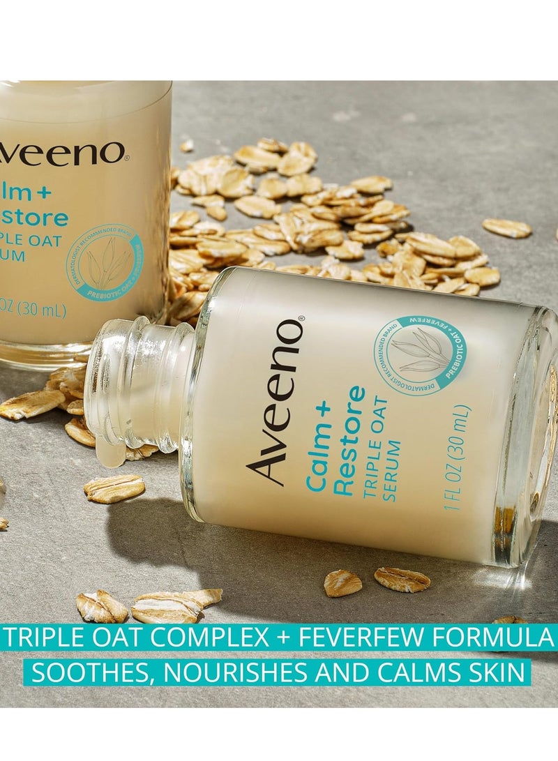 Aveeno Face Calm and Restore Triple Oat Serum 30ml - Image 4