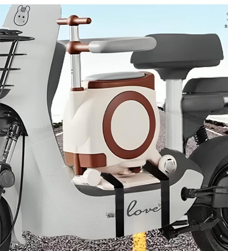 SAMUSAGYA Multifunctional Baby Scooter with Safety Guard & Storage – Ride-On Toy for Kids Aged 2–5 | Waterproof Booster Seat with Backrest | Ideal for Outdoor Play, Travel & Gifting - Image 4