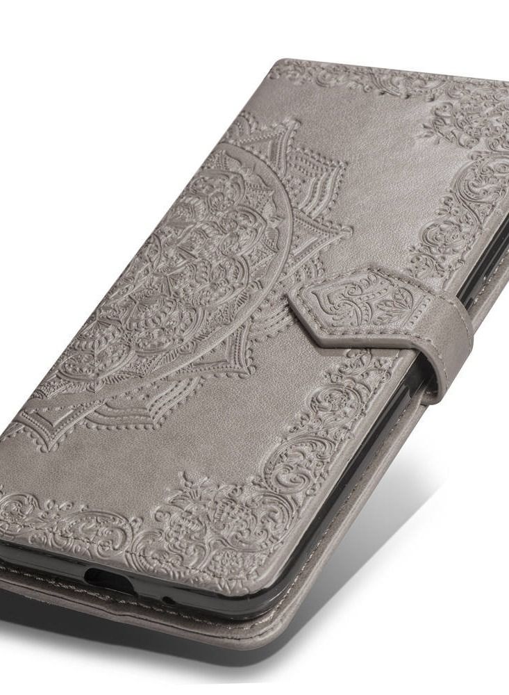 Loquat Suitable For IPhone Datura Embossed Leather Case - Image 2