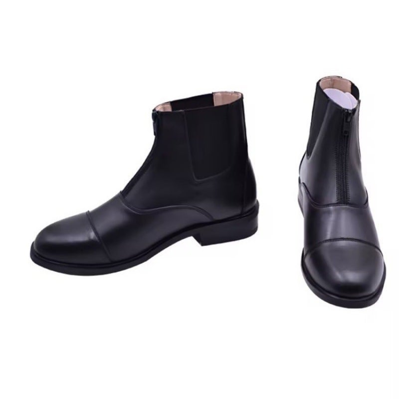 Professional Equestrian Riding Boots For Kidsren And Adults, Summer Riding Boots, Leather Men'S And Women'S Knight Equipment Equestrian - Image 3