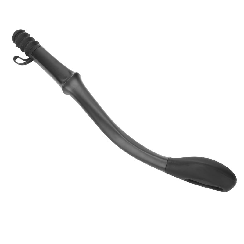 Long Reach Wiping Aid: Black Anti-Skid ABS Handle Soft Silicone Head - No Bend Wiping Self Assist Wiper for Elderly and Disabled Bathroom Hygiene - Image 3