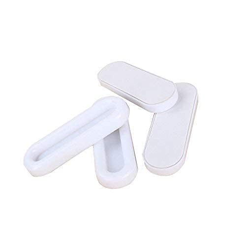SHOPECOM SHOPECOM selfAdhesive Paste Open Sliding Door Handles for Interior Doors Glass Window Cabinet Drawer Sliding Handle for Glass Window Door Cabinet Cupboard Drawer2pcs - Image 3