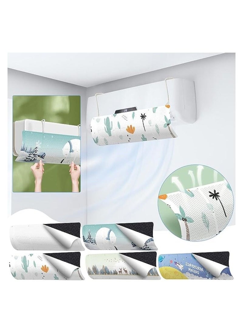 Generic - Air conditioner distributor operates manually without a remote control and without electricity (multi-color and graphics) - Image 1