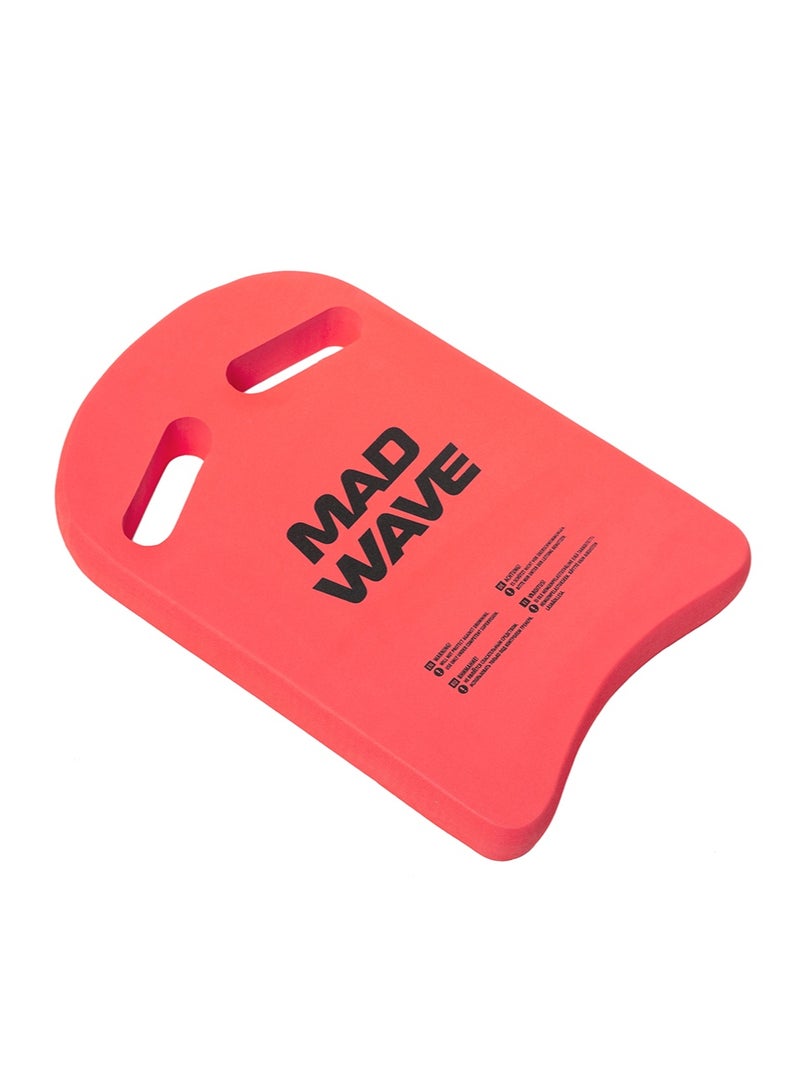 ماد ويف لوح الركل التدريبي للسباحة ماد ويف كروس – للجنسين، لجميع الأعمار، باللون الأحمر - Image 1