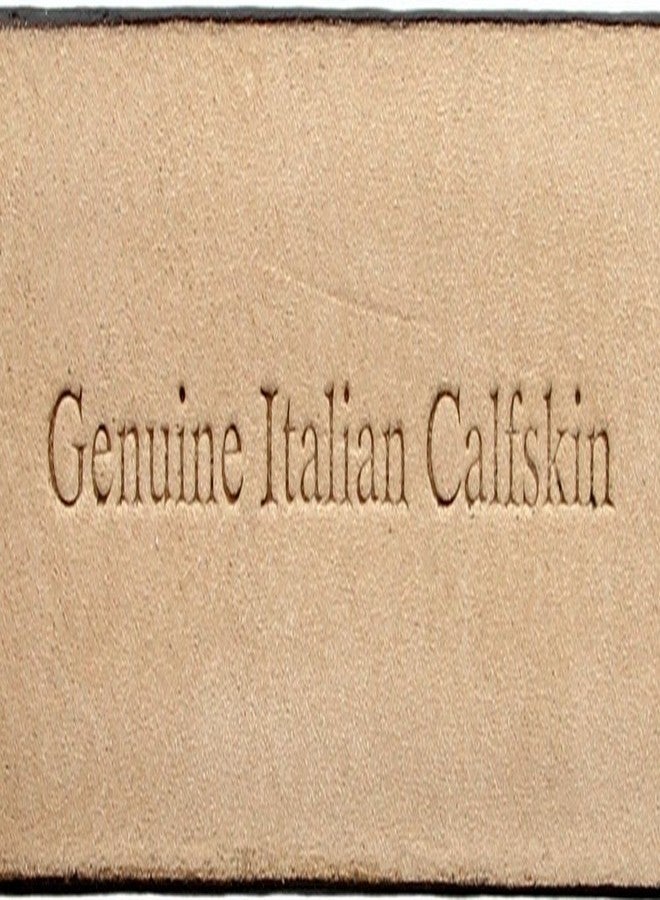 بيلتس.كوم حزام رسمي من جلد العجل الإيطالي الأصلي من مارين جولد، عرضه 1-1/8 بوصة (30 مم) ويتناقص إلى 1 بوصة (25 مم) (أبيض التمساح، 42) - Image 3
