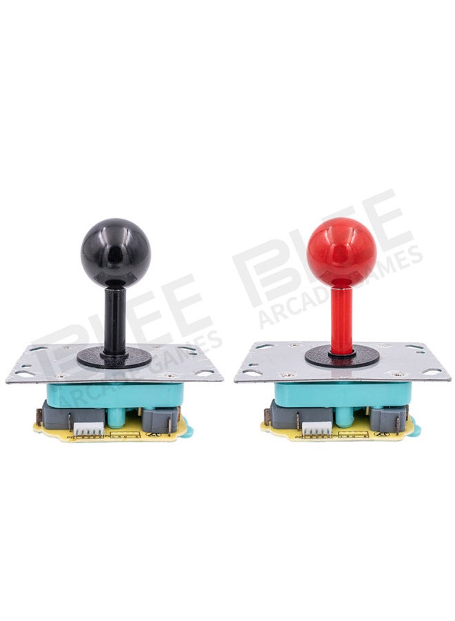 Qingshui Rocker With Circuit Board Short Stick Moonlight Treasure Box Rocker Ball Game Machine Arcade Square File Round File Rocker Handle-Product Color:Qingshui Circuit Board Short Rocker (yellow Ball Wiring)  - Image 2