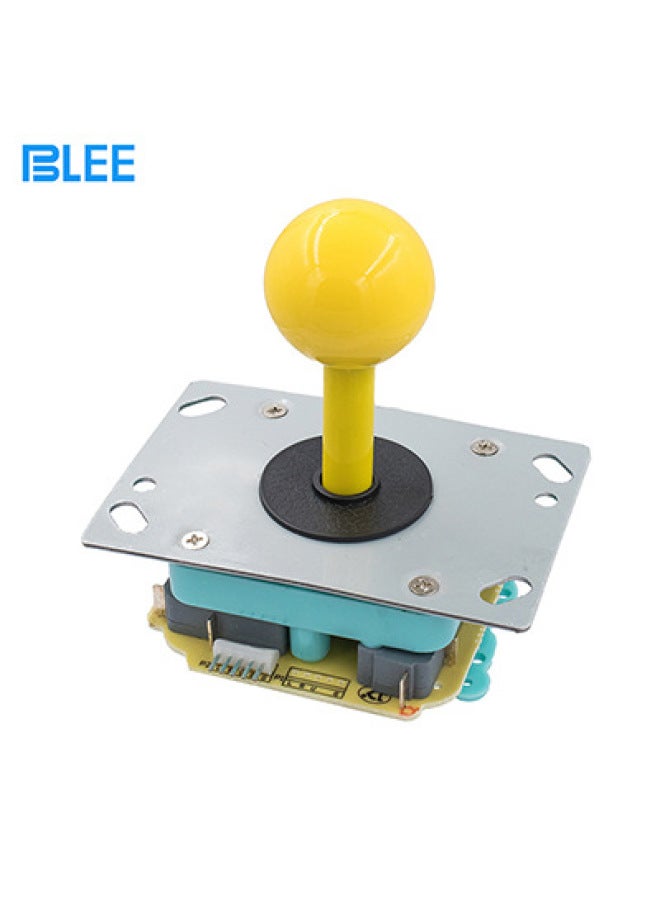 Qingshui Rocker With Circuit Board Short Stick Moonlight Treasure Box Rocker Ball Game Machine Arcade Square File Round File Rocker Handle-Product Color:Qingshui Circuit Board Short Rocker (yellow Ball Wiring)  - Image 1