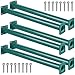 Purife Set of 6 Monkey Bars for Backyard Metal Ladder Rungs for Playset Outdoor Playground Safety Climbing Handles 165 inch Green - Image 2