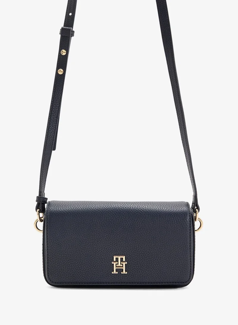 Tommy Hilfiger Blue Flapover Crossbody Bag for Women | Best Price UAE
