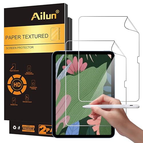 Ailun Paper Textured Screen Protector for iPad 11th A16 2025 [11 Inch]/10th Generation 2022[10.9 Inch] 2 Pack Draw and Sketch Like on Papertouch Anti Glare Less Reflection [Not for iPad Air 10.9 Inch] - Image 1