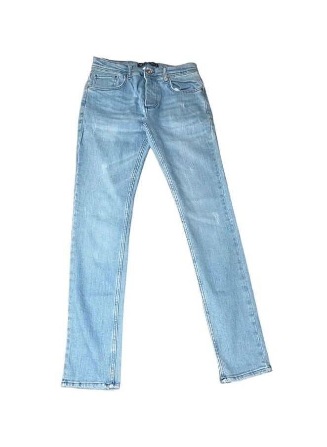 Baby Blue Men's Jeans Pants- Made in Turkey  - Image 1