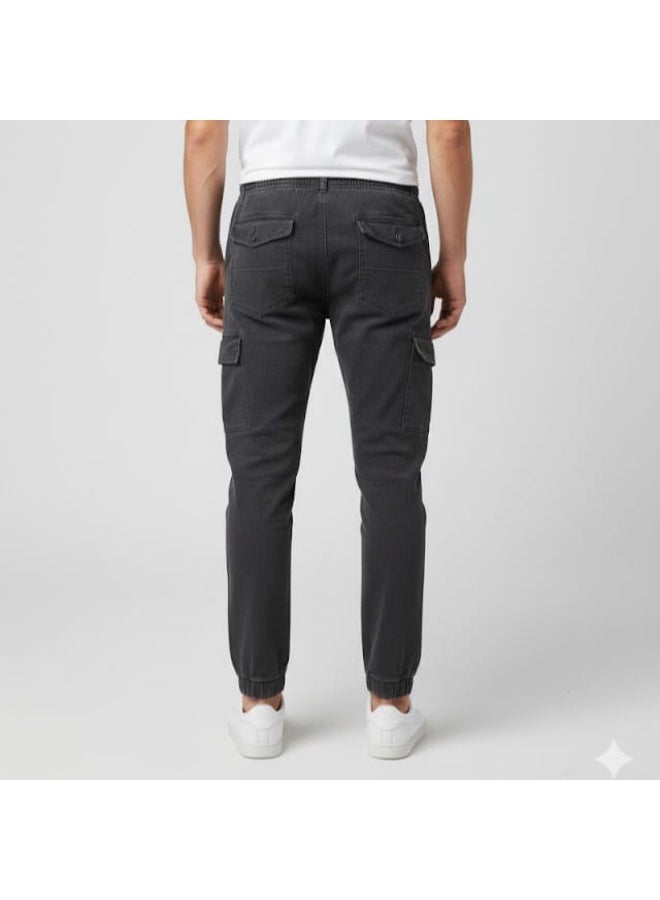 Whitesilver Premium Quality Denim Cargo Pants, Soft hand feel, Stretch quality fabrics - Image 2