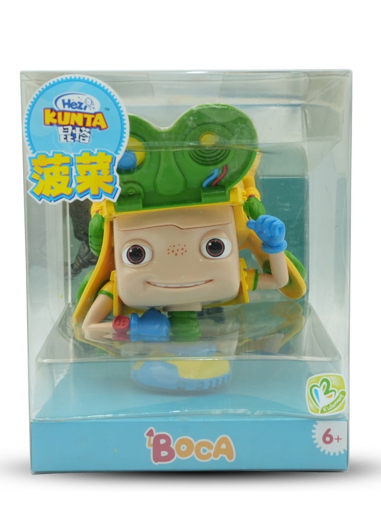 Hezi Kunta BOCA Action Figure , Interactive Articulated Robot Character Toy for Kids 6+  Collectible Posable BOCA Figure with Movable Arms, Playful Expression & Bright Outfit , Creative Imaginative Play & Gift Idea for Children - Image 1
