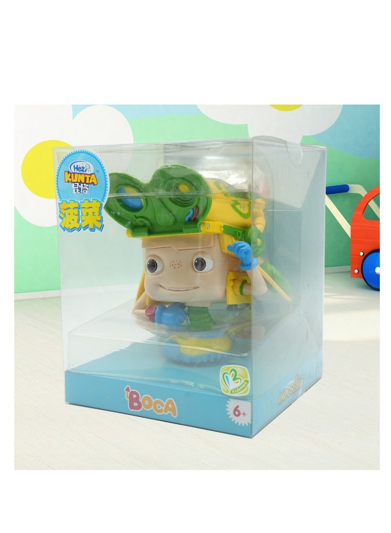 Hezi Kunta BOCA Action Figure , Interactive Articulated Robot Character Toy for Kids 6+  Collectible Posable BOCA Figure with Movable Arms, Playful Expression & Bright Outfit , Creative Imaginative Play & Gift Idea for Children - Image 3