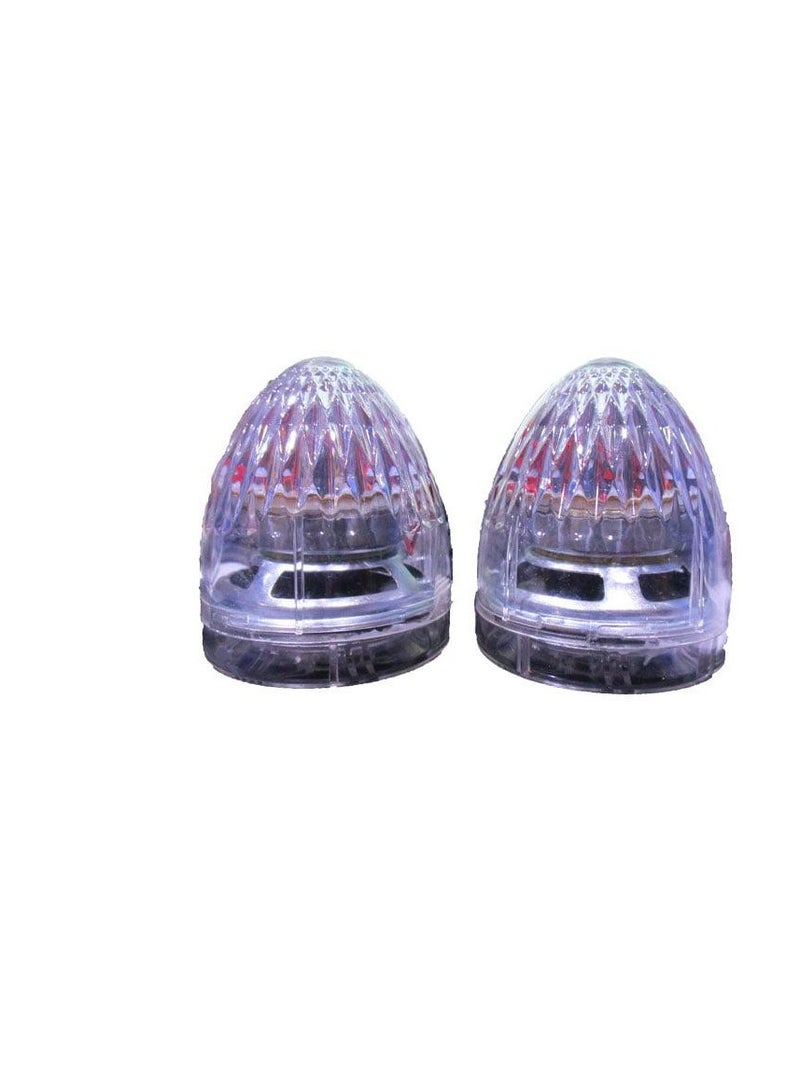 Motorcycle speaker set, 2 pieces, transparent color, 3 inches, 5 RMS - Image 2