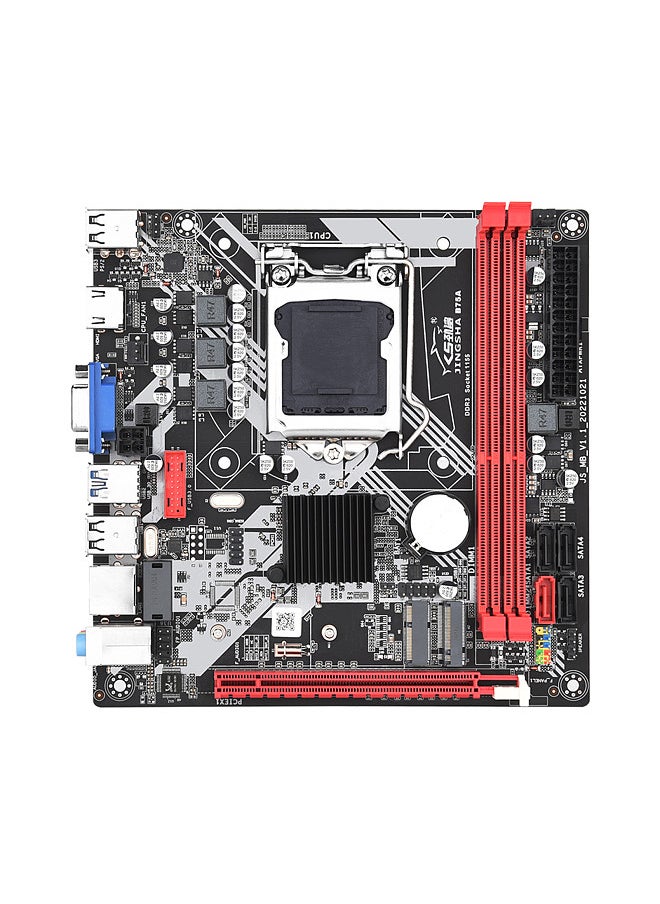 JINGSHA - LGA 1155 Intel 3rd/2rd Processors WiFi BT Desktop MINI-ITX Motherboard PCI-E 3.0 Home Office Gaming Motherboard 2*DDR3 16GB SATA3.0 100mbps Fast Ethernet 4*USB3.0 M.2 NVME + M.2 Wifi For HDMI VGA - Image 1